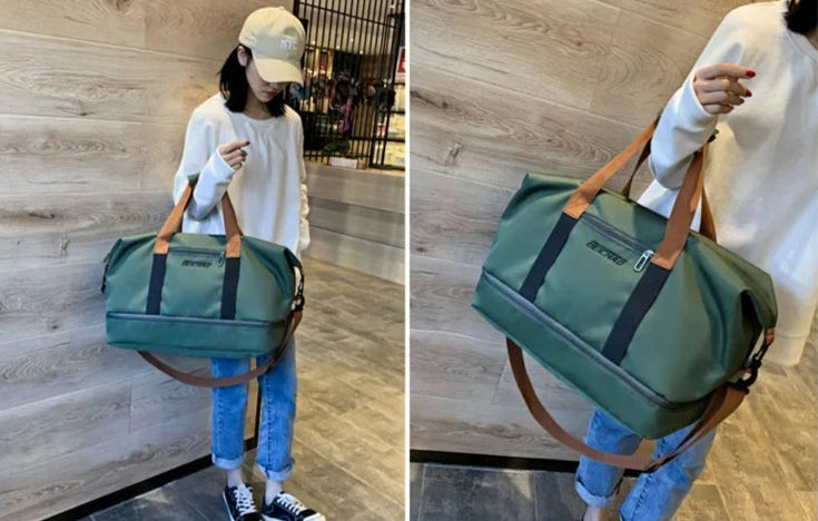 Portable Travel Gym & Fitness Duffle Bag