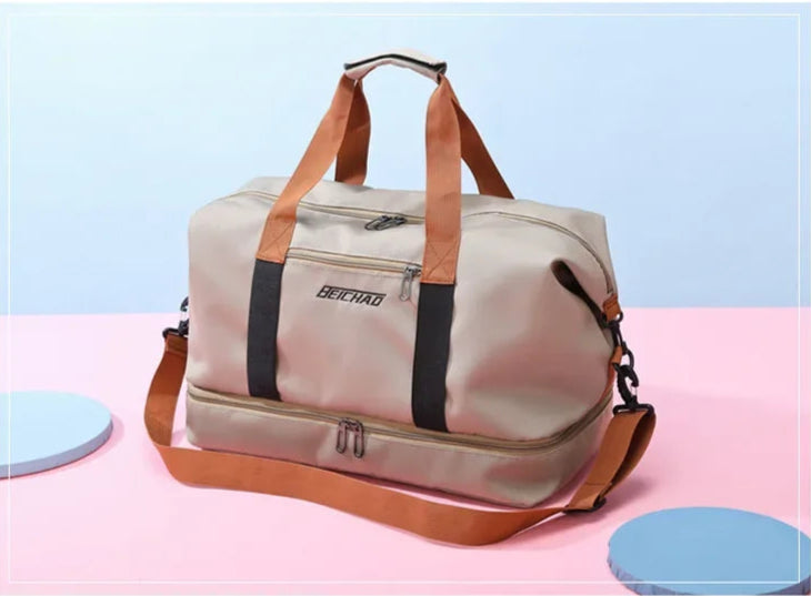 Portable Travel Gym & Fitness Duffle Bag