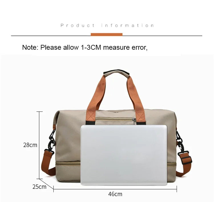 Portable Travel Gym & Fitness Duffle Bag