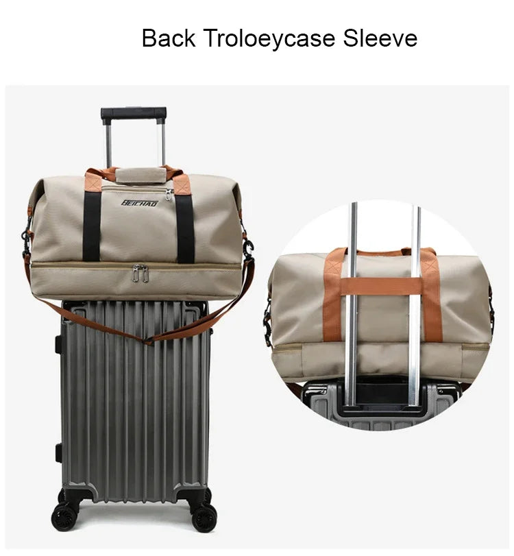 Portable Travel Gym & Fitness Duffle Bag