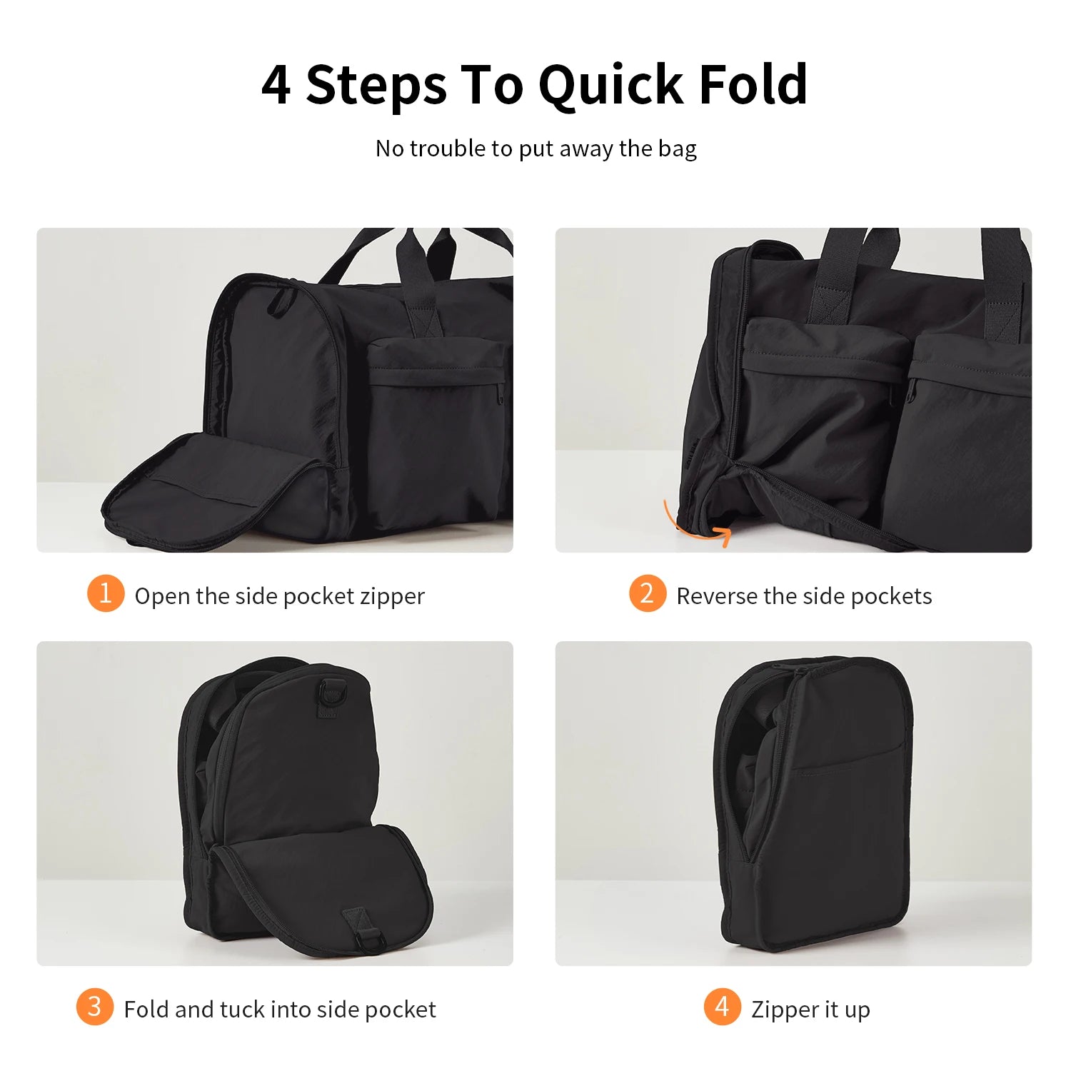 Portable Weekend Travel Duffel Bag