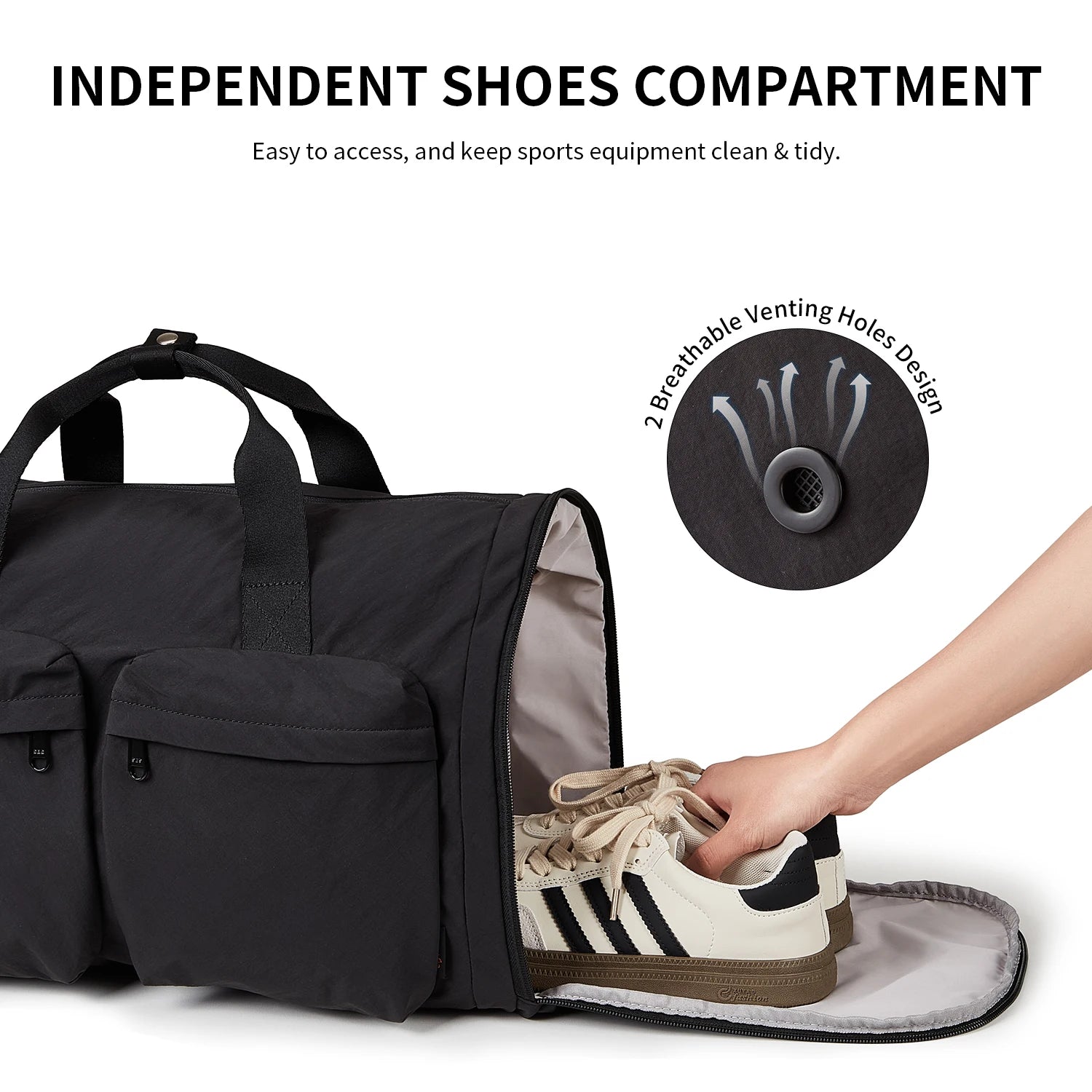 Portable Weekend Travel Duffel Bag