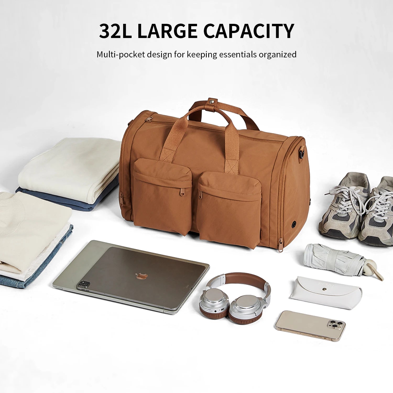 Portable Weekend Travel Duffel Bag