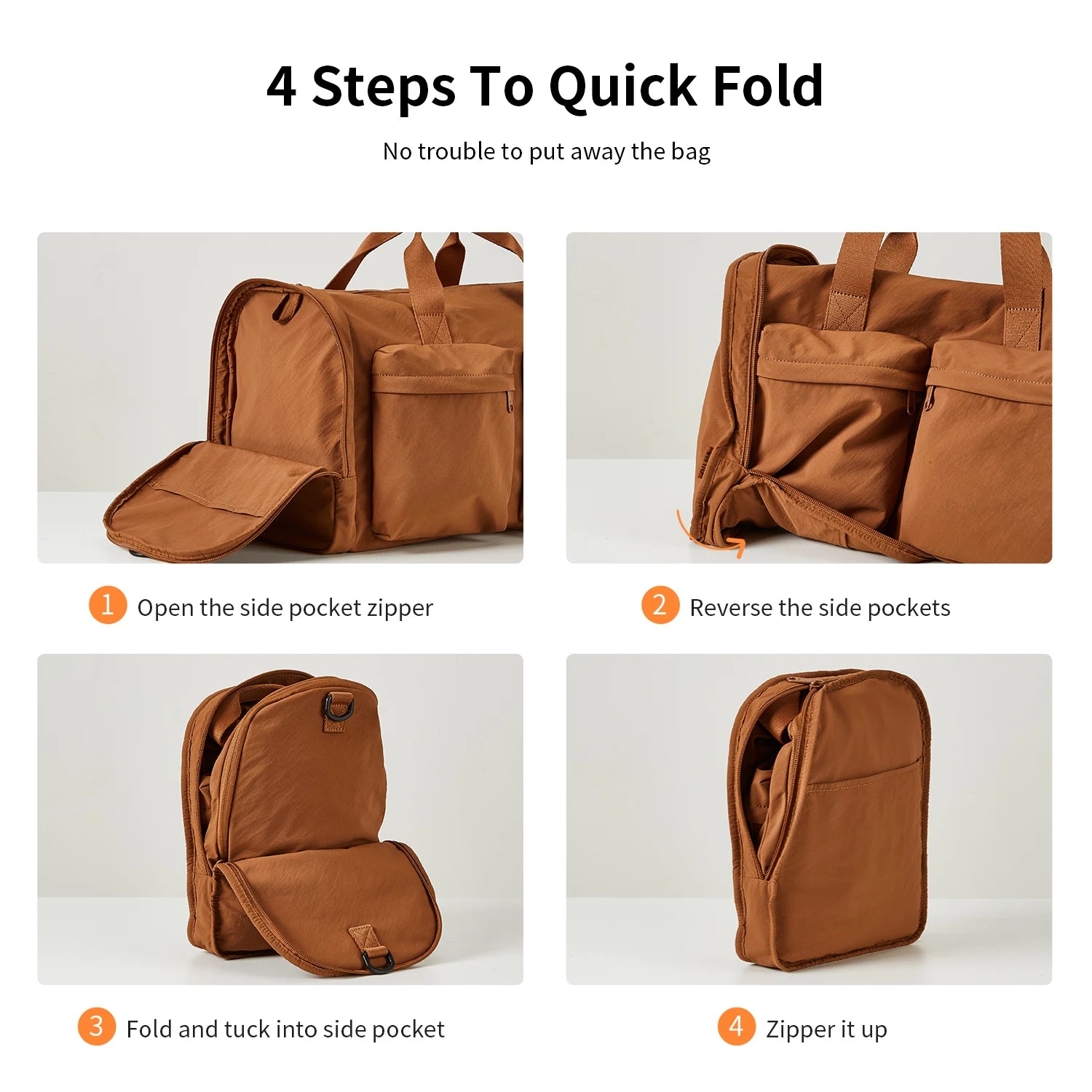 Portable Weekend Travel Duffel Bag