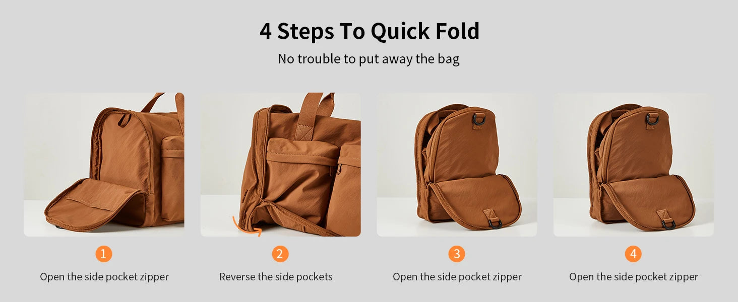 Portable Weekend Travel Duffel Bag