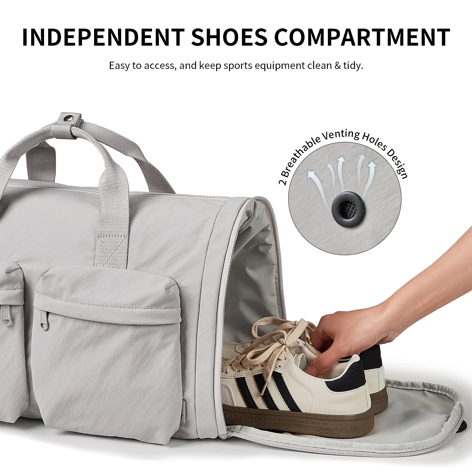 Portable Weekend Travel Duffel Bag