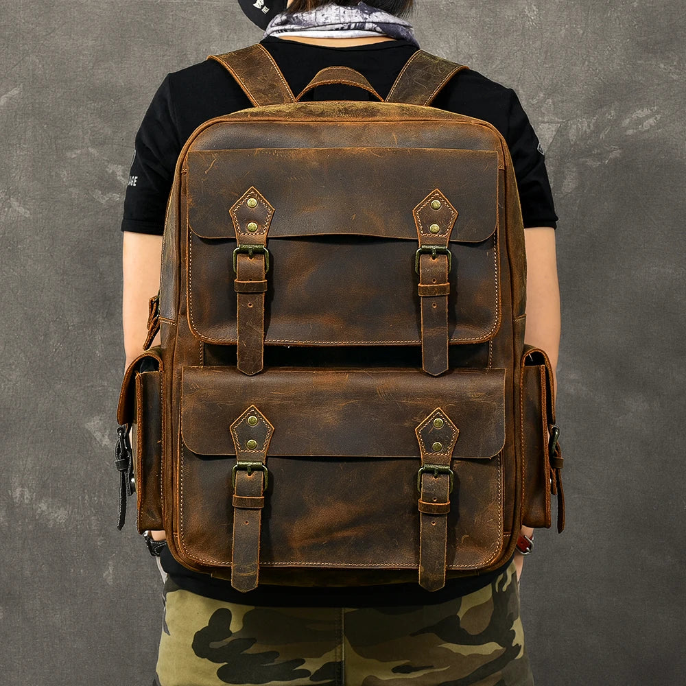 Premium Leather Backpack