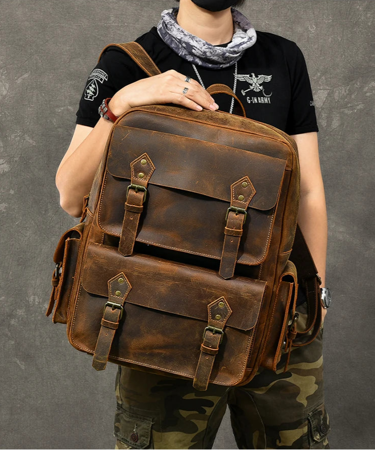Premium Leather Backpack