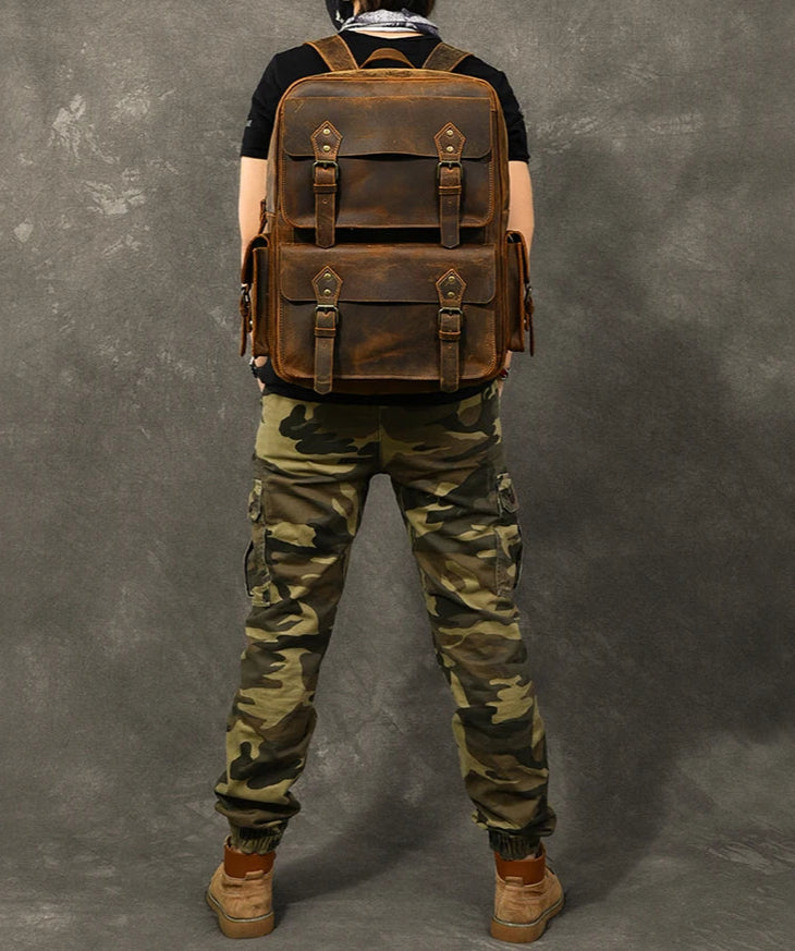 Premium Leather Backpack