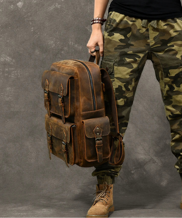 Premium Leather Backpack