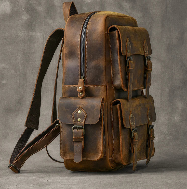 Premium Leather Backpack