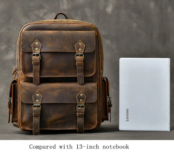 Premium Leather Backpack