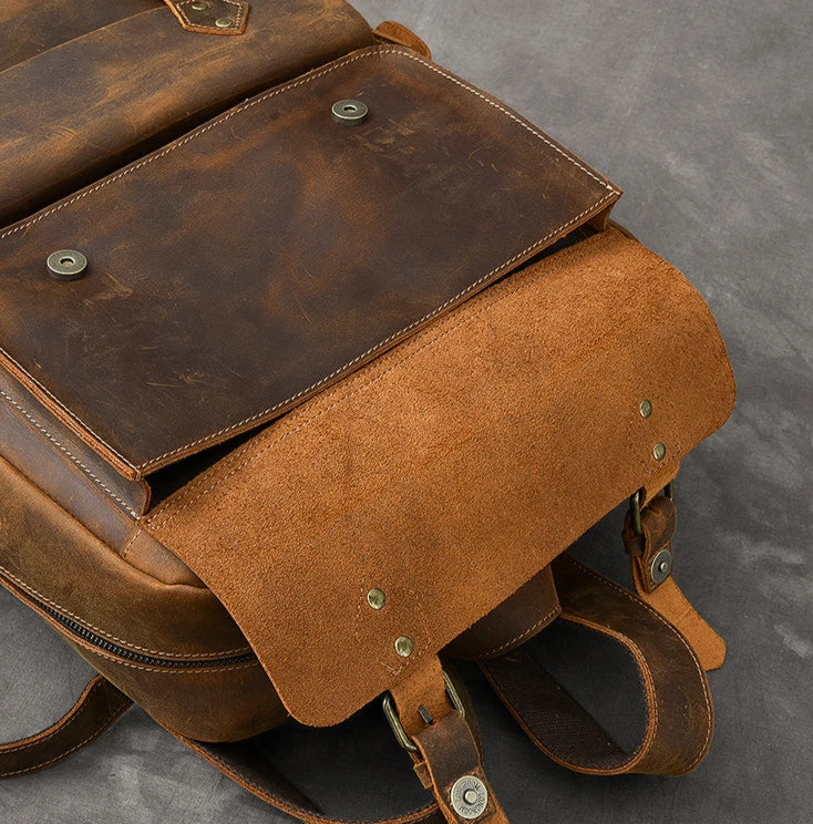 Premium Leather Backpack