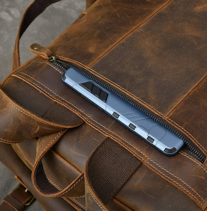 Premium Leather Backpack
