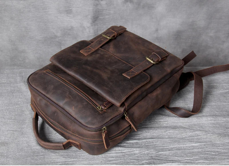 Premium Leather Backpack