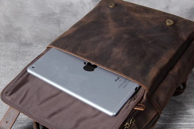 Premium Leather Backpack