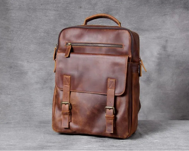 Premium Leather Backpack