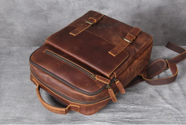 Premium Leather Backpack