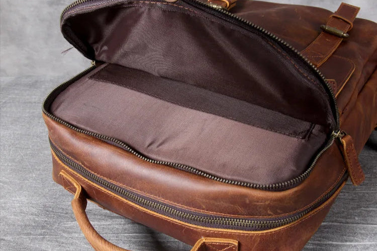 Premium Leather Backpack