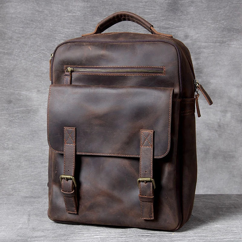 Premium Leather Backpack