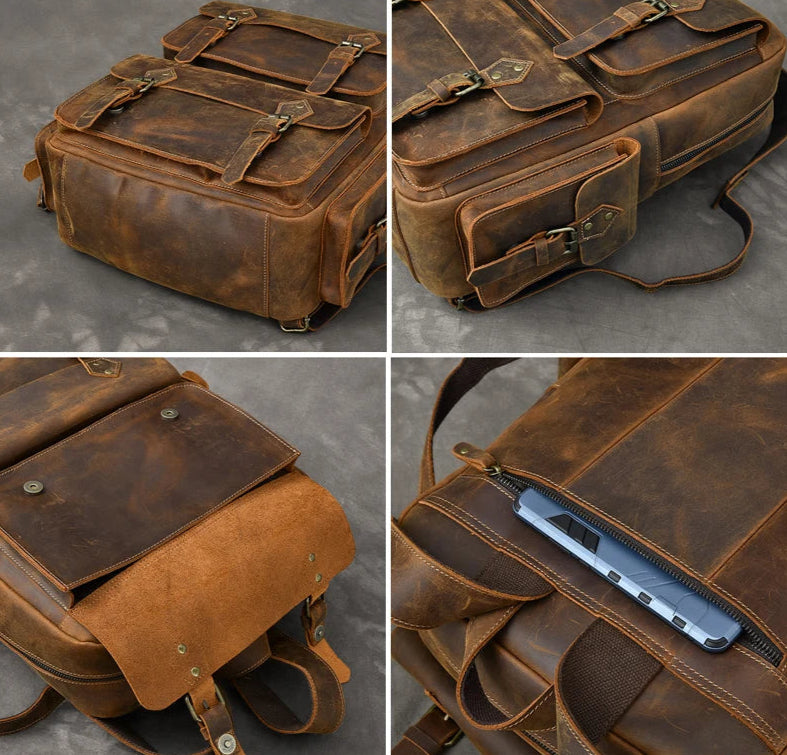 Premium Leather Backpack