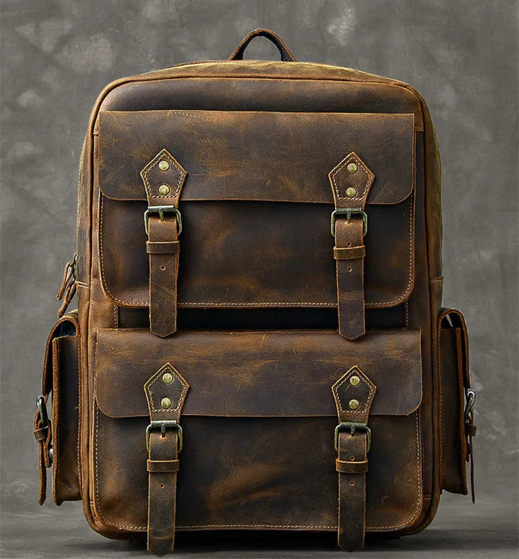 Premium Leather Backpack