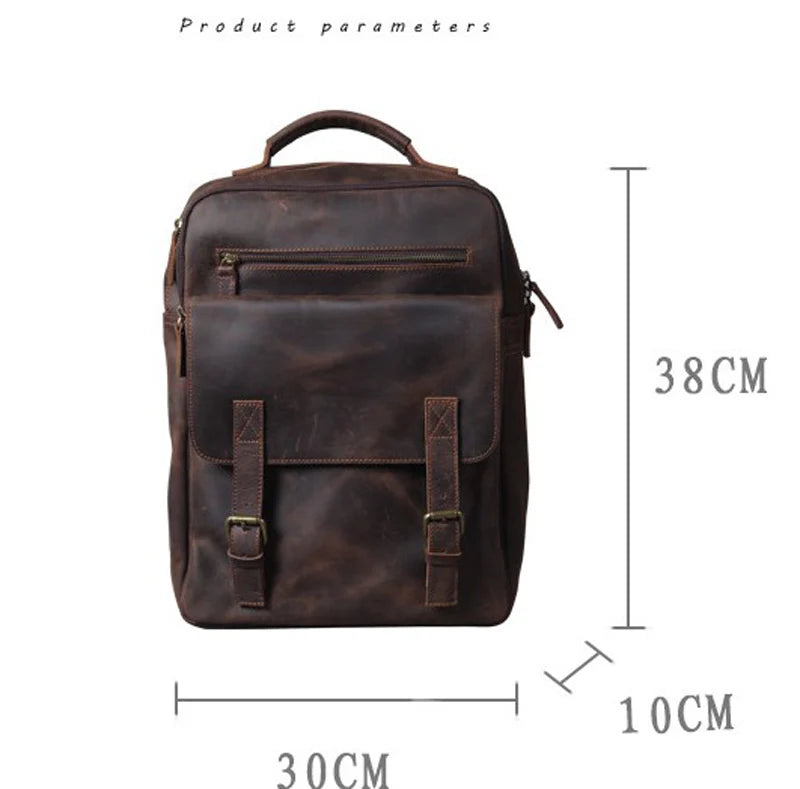 Premium Leather Backpack