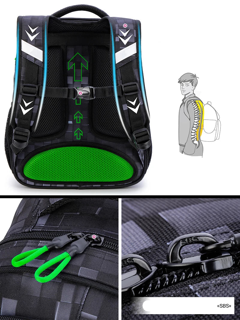 Premium Orthopedic School Backpack