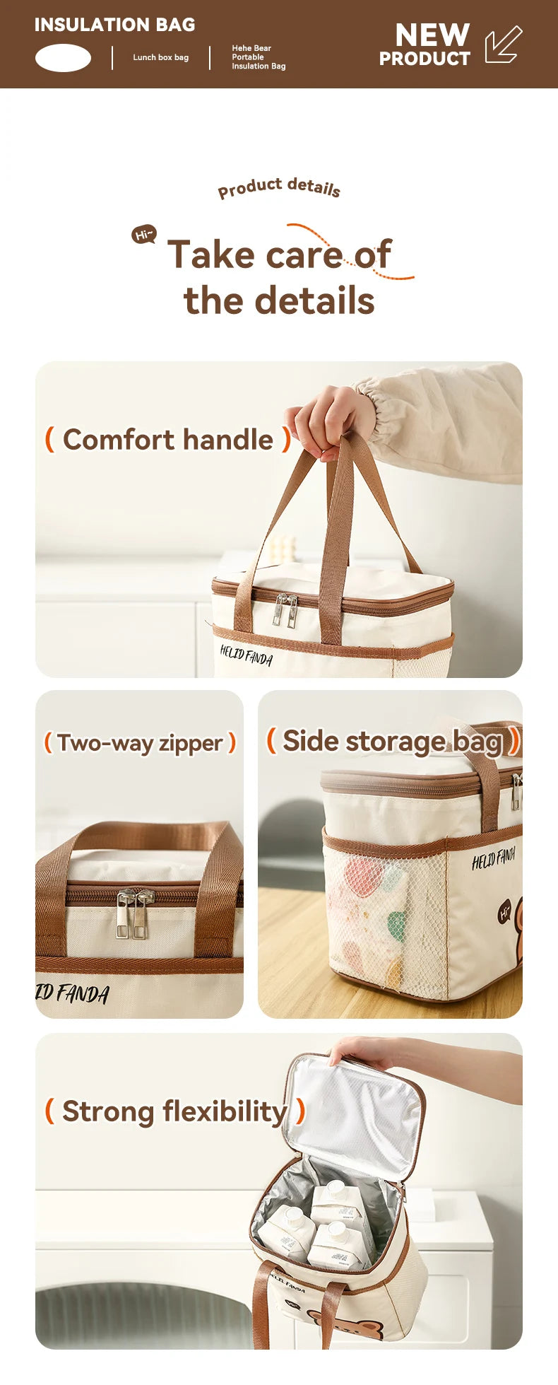 Premium Tote Lunch Bag