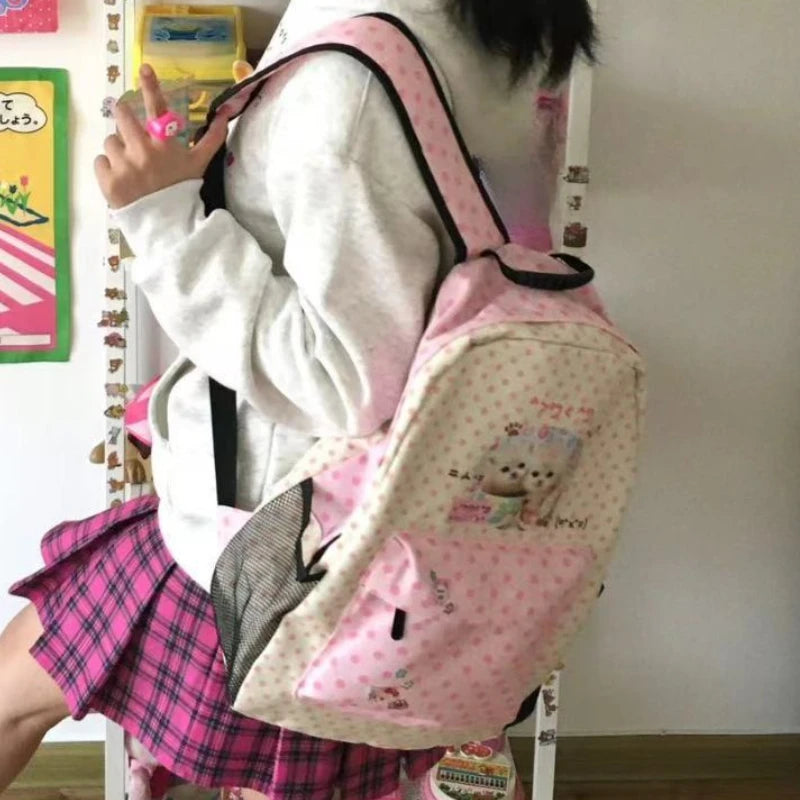 Preppy Cat Backpack