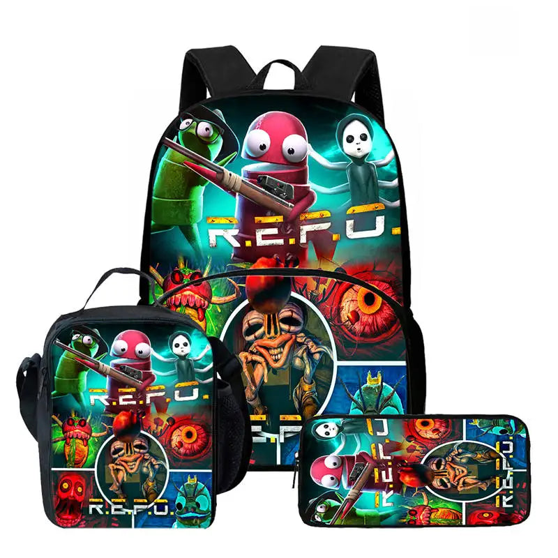R.E.P.O. 3-in-1 Kids Backpack Set