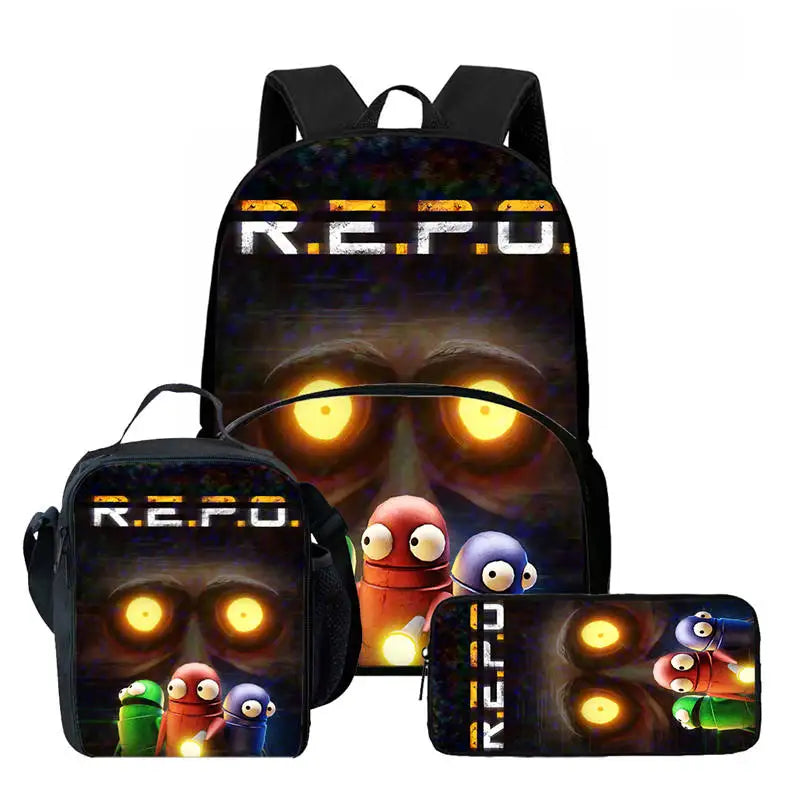 R.E.P.O. 3-in-1 Kids Backpack Set