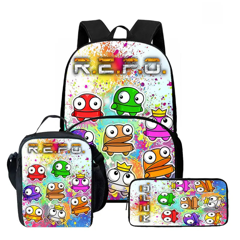 R.E.P.O. 3-in-1 Kids Backpack Set