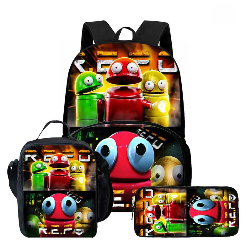 R.E.P.O. 3-in-1 Kids Backpack Set