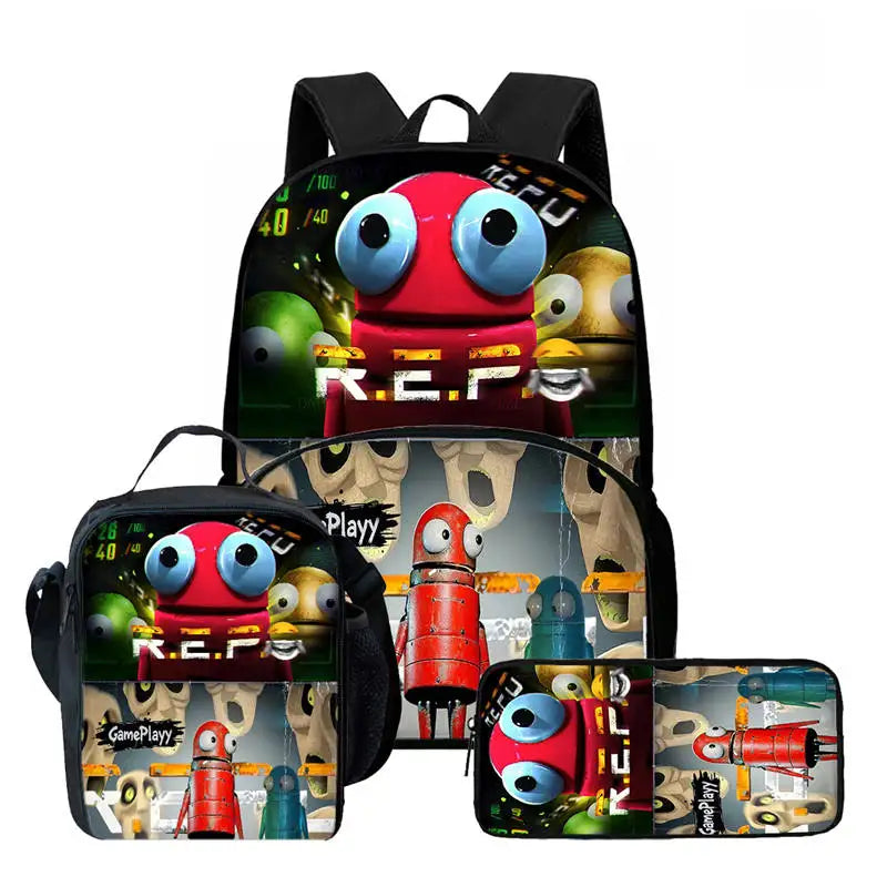 R.E.P.O. 3-in-1 Kids Backpack Set