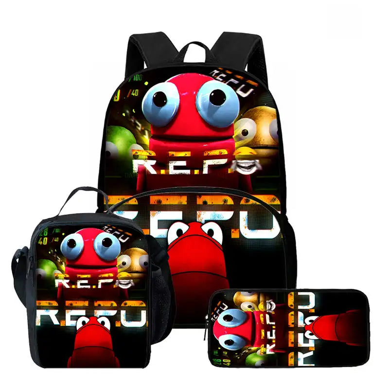 R.E.P.O. 3-in-1 Kids Backpack Set