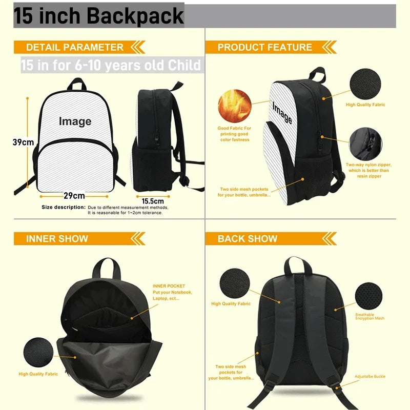 R.E.P.O. 3-in-1 Kids Backpack Set