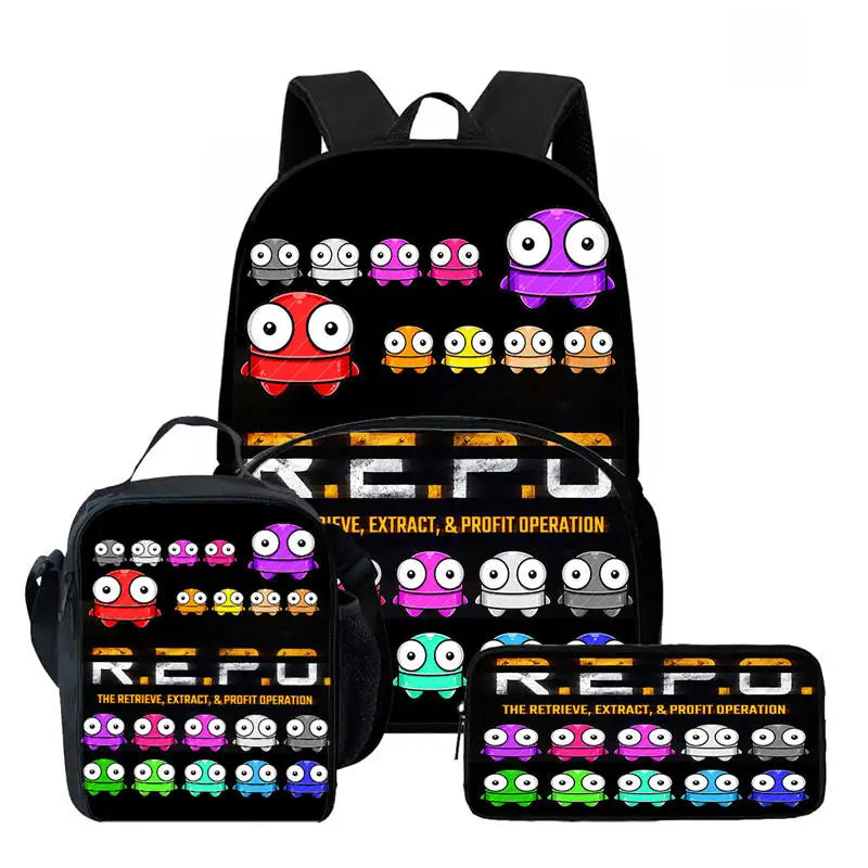R.E.P.O. 3-in-1 Kids Backpack Set