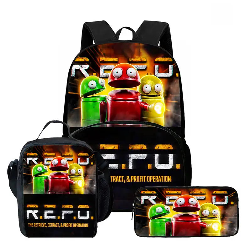 R.E.P.O. 3-in-1 Kids Backpack Set
