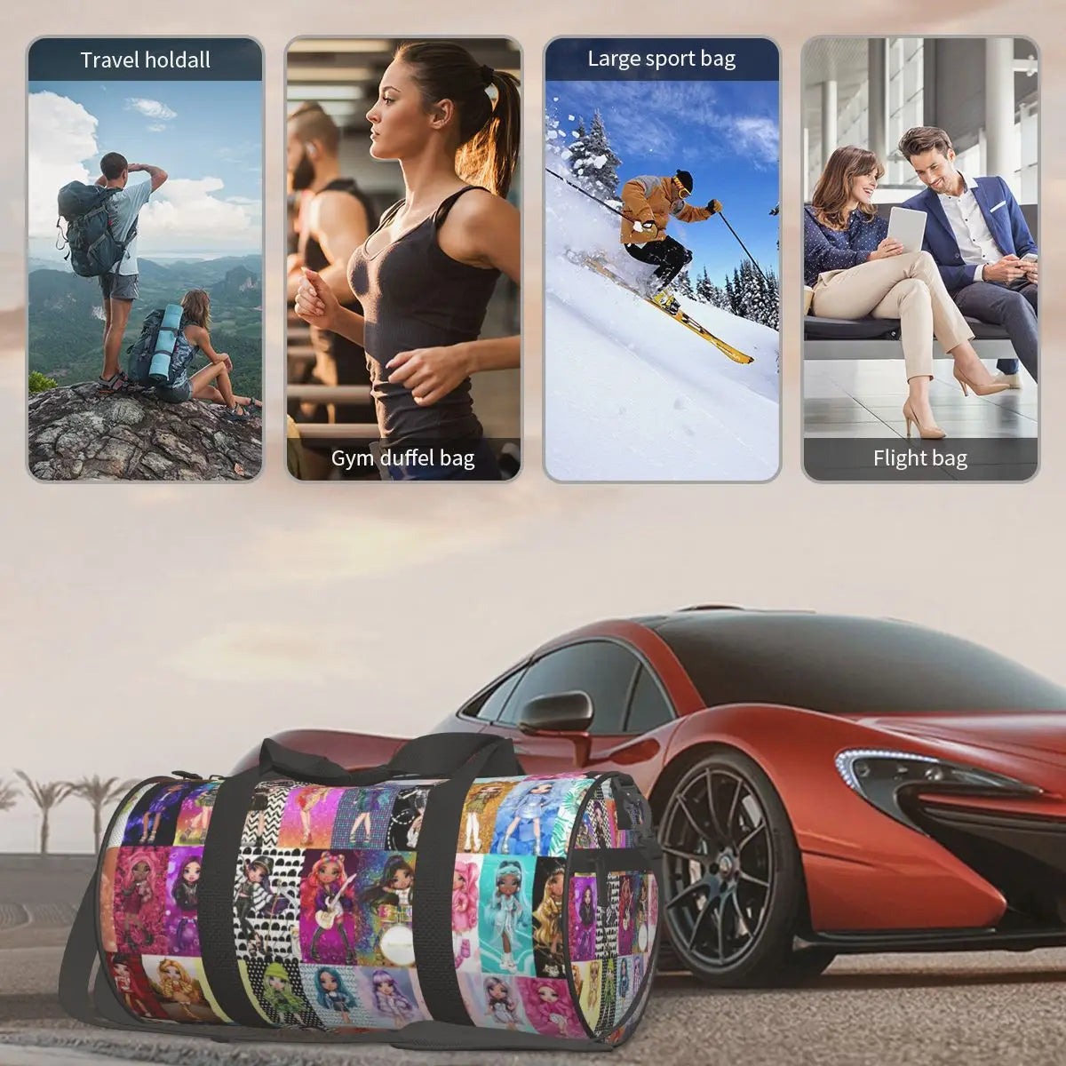 Rainbow-theme Yoga Mat Bag