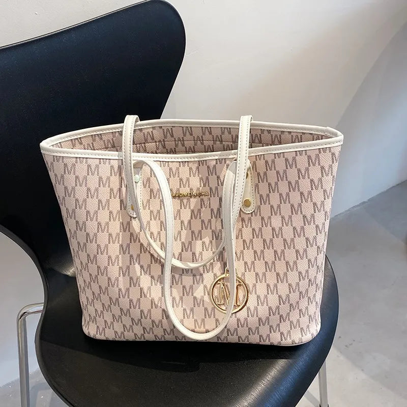 Retro Leather Shoulder Tote Bag