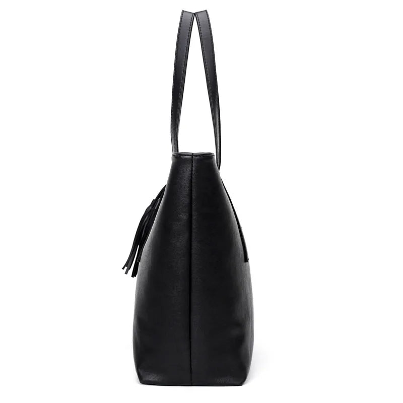 Retro Tassel Shoulder Tote Bag