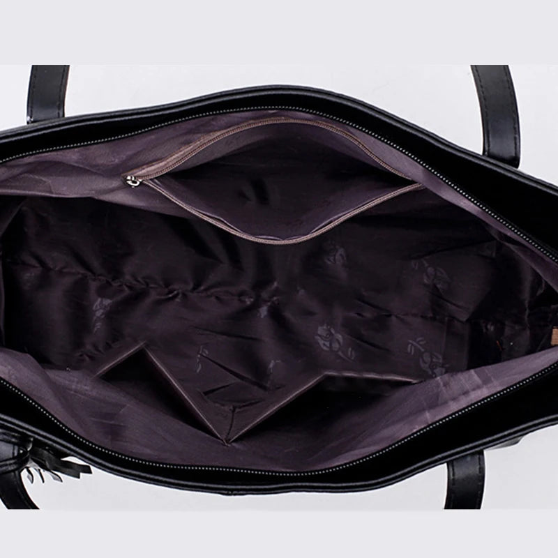 Retro Tassel Shoulder Tote Bag