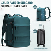 Expandable 46L Cabin Hiking Backpack – Airline Approved Travel Rucksack