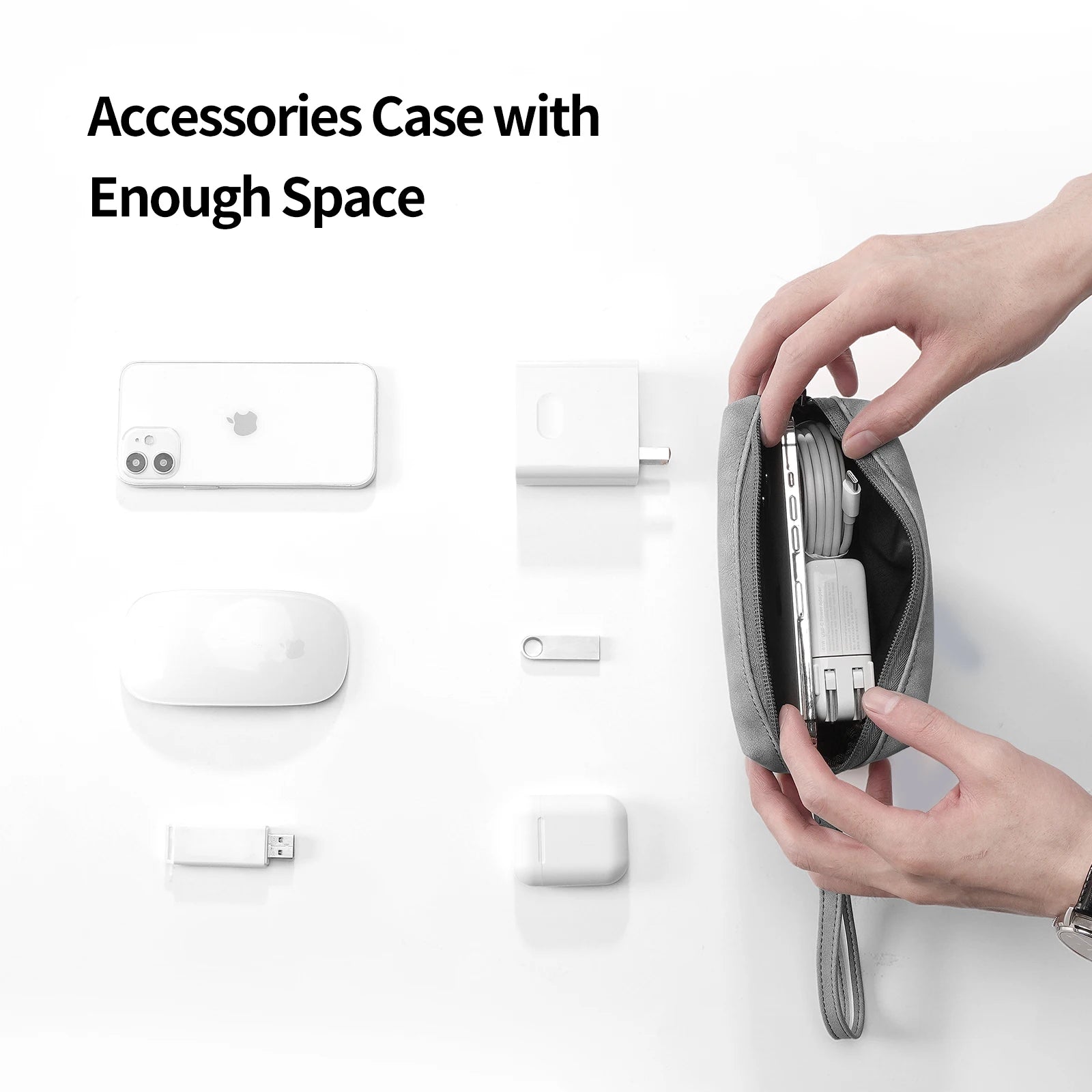 Shockproof Laptop Sleeve Case 13–15.6 Inch – Carrying Bag for MacBook Air/Pro