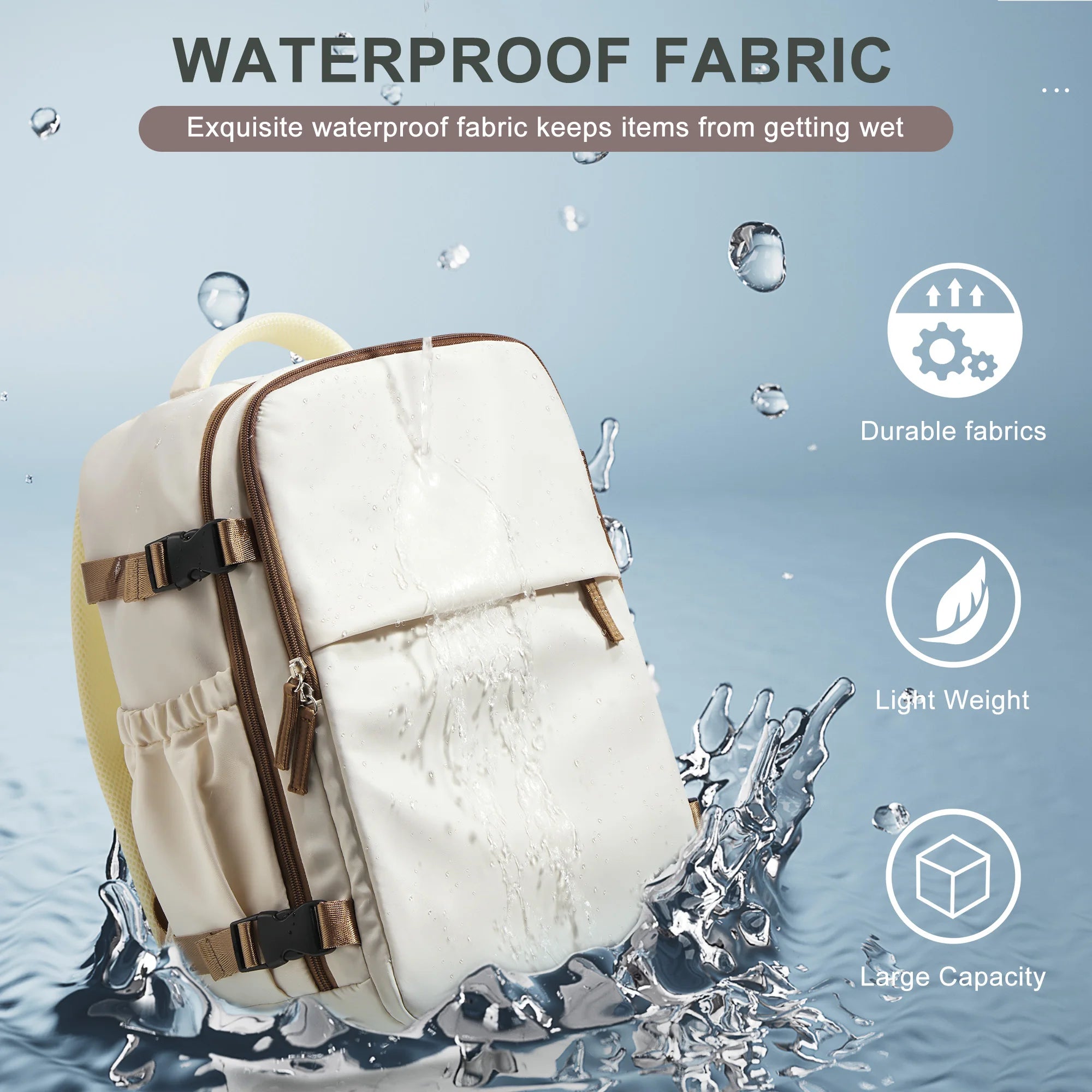 Compact Cabin Backpack – Travel & Laptop Bag