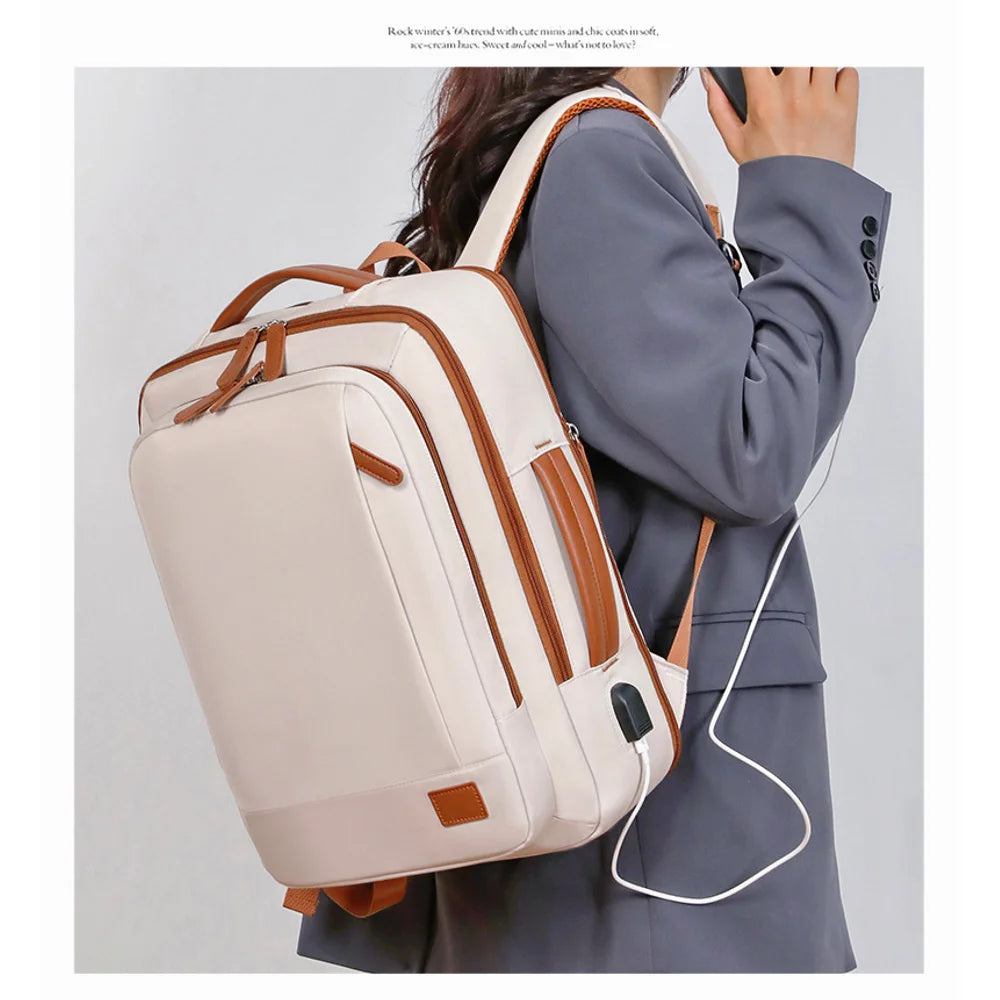 Oxford Cloth Leisure Backpack – High-End Fashion Waterproof Laptop Bag