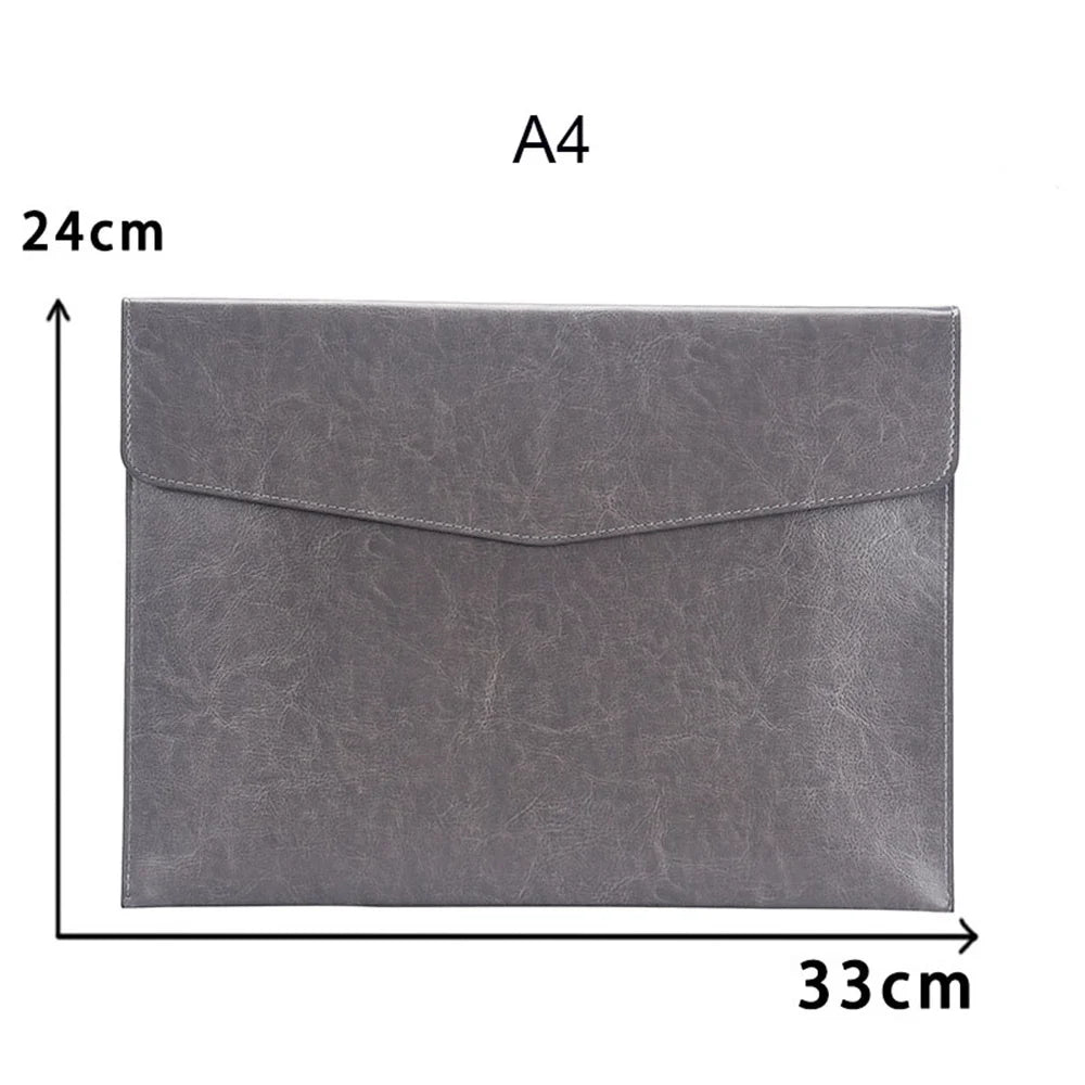 Leather Document Organizer – File Folder & Passport Holder