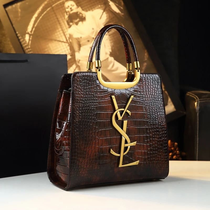 Croc Print Handbag – Fashion Crossbody