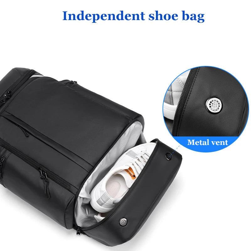 50L Waterproof Laptop Backpack for Men – Trekking, Travel, and Business Companion